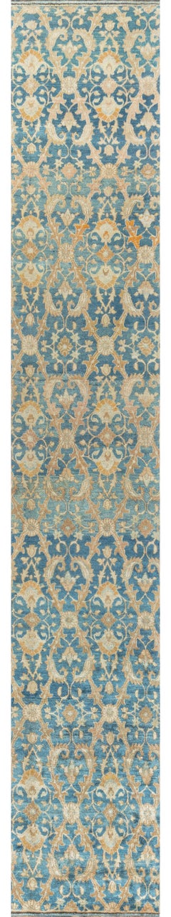 Doris Leslie Blau Antique Meshad Light Beige Runner - c. 1920 Mashad (Fragment)