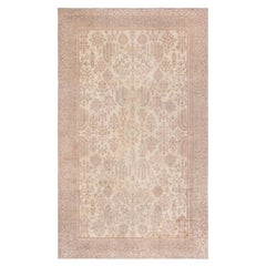 Doris Leslie Blau Antique Oushak Handmade Wool Carpet