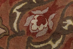 Doris Leslie Blau Antique Oushak Turkish Floral Rug by Doris Leslie Blau