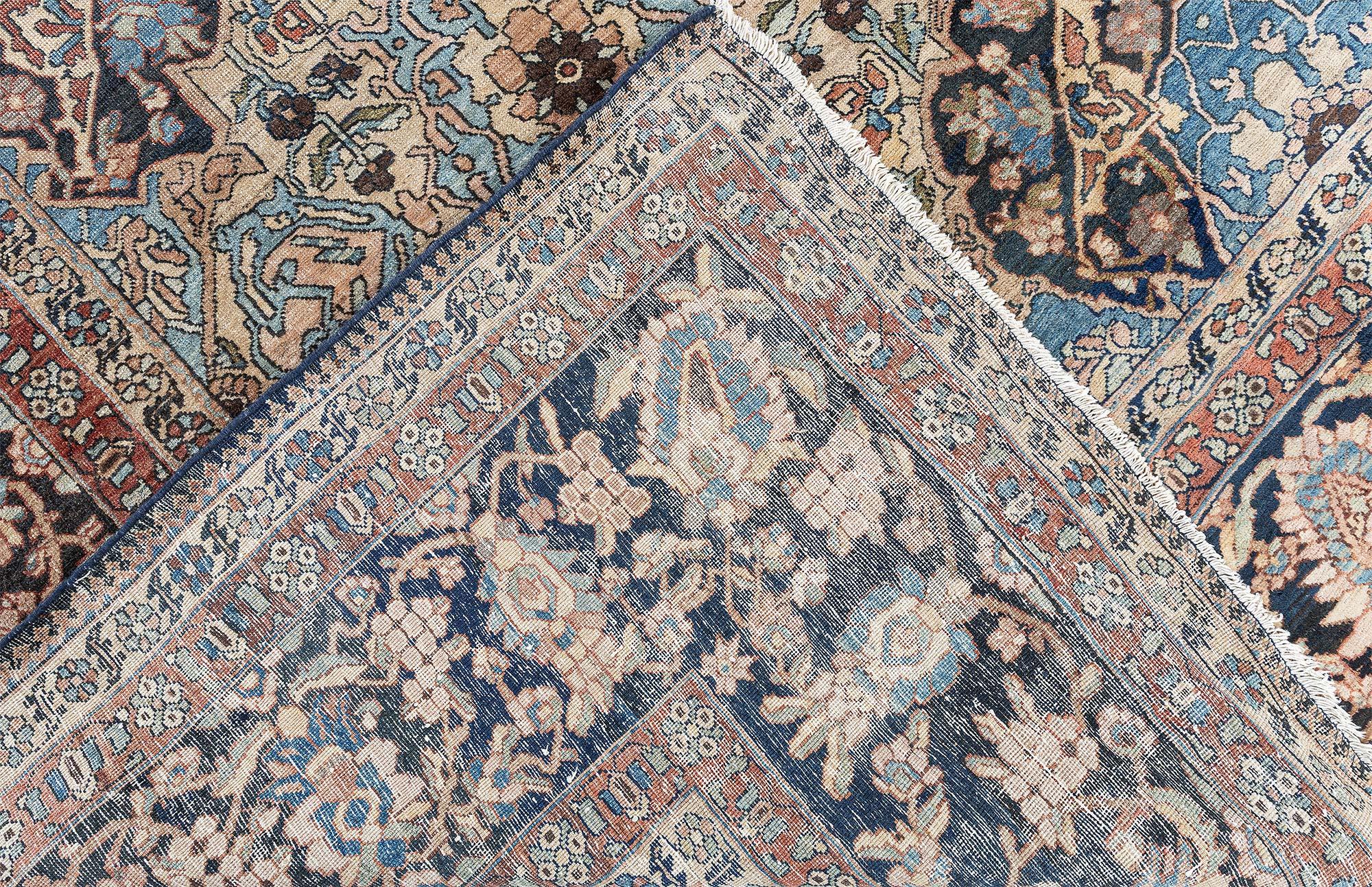 Doris Leslie Blau Antique Oversized Persian Bakhtiari Wool Carpet For Sale 4