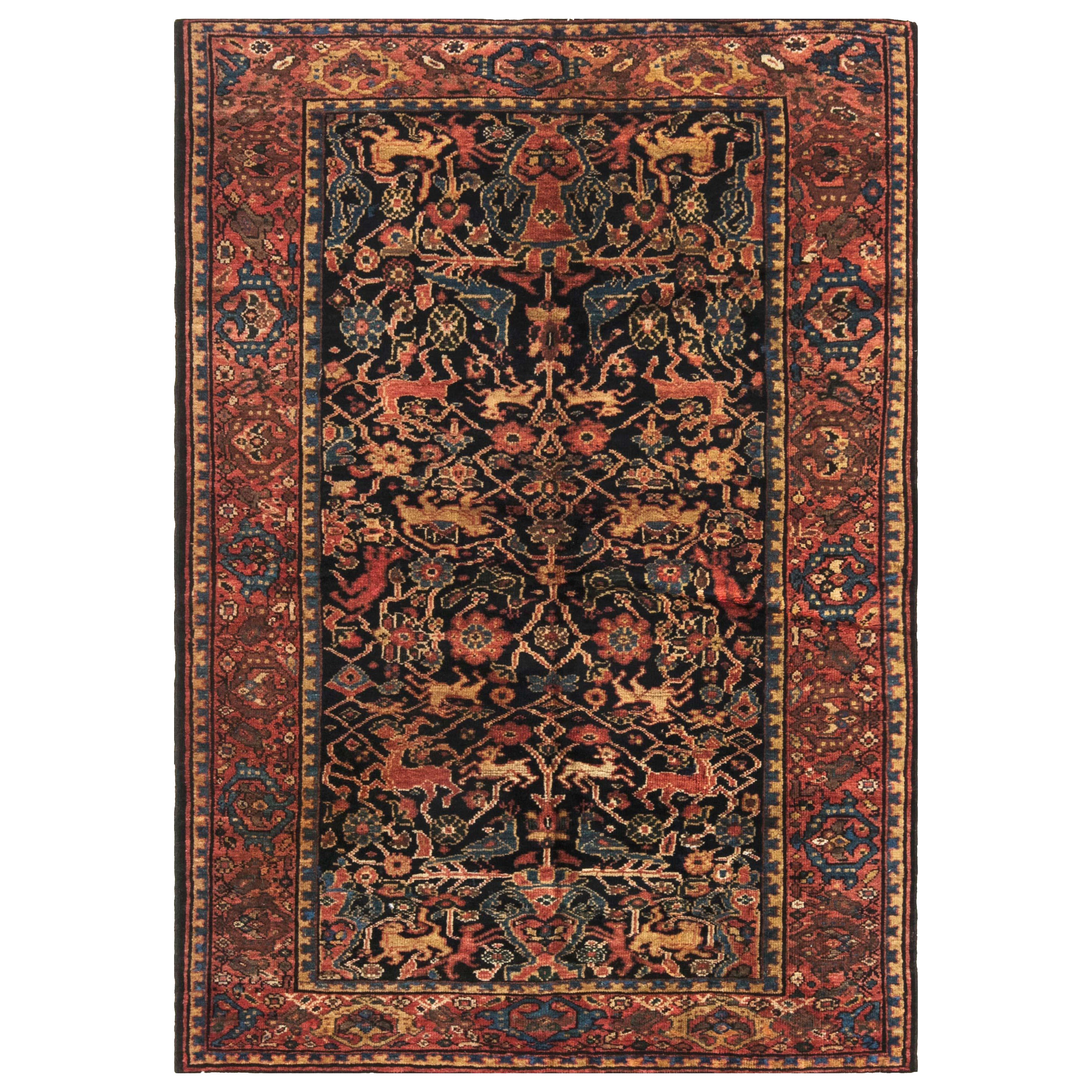 Tapis persan Feraghan ancien en laine fait main Doris Leslie Blau en vente