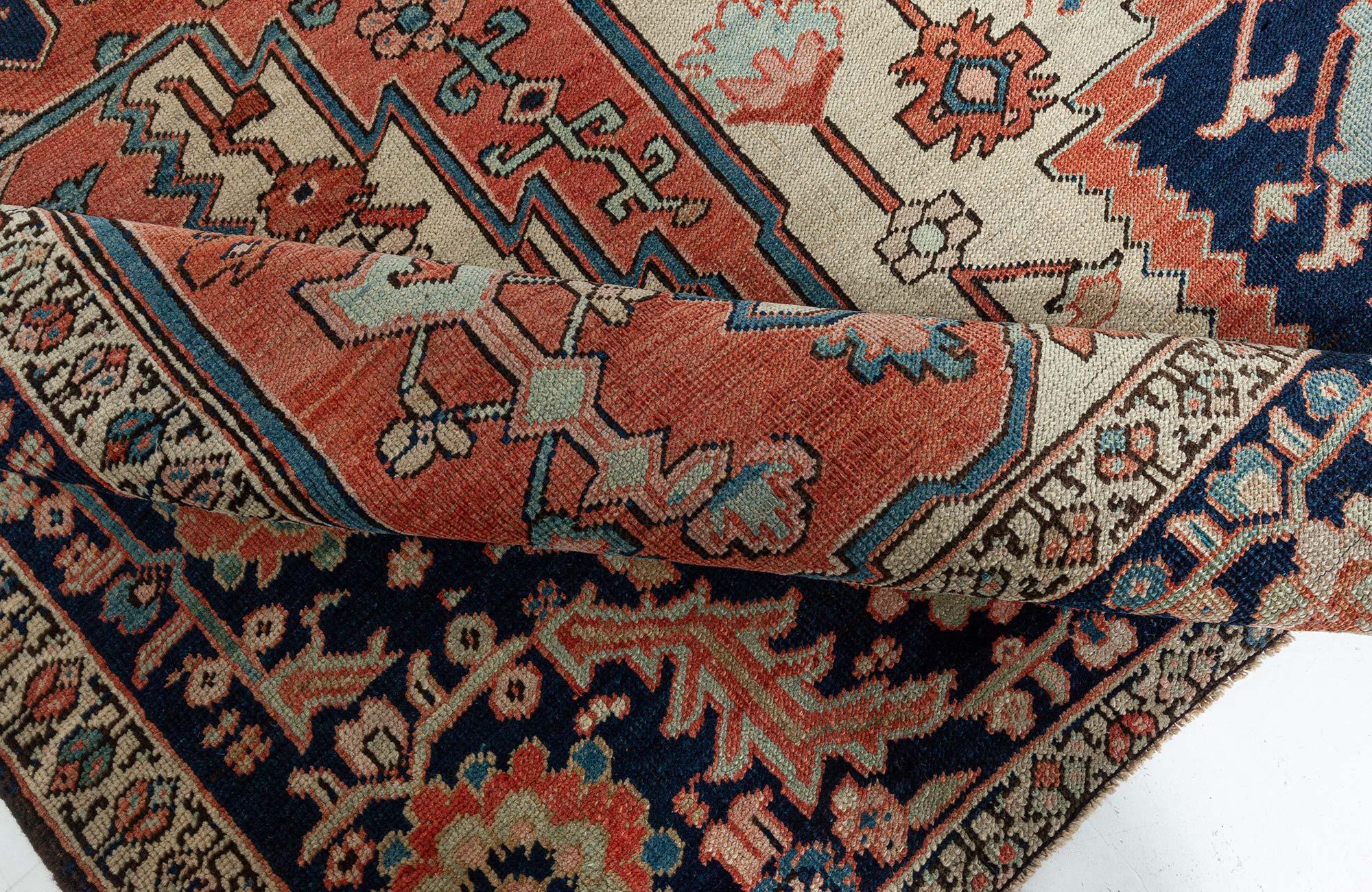Heriz Serapi Doris Leslie Blau Antique Persian Heriz Rug For Sale
