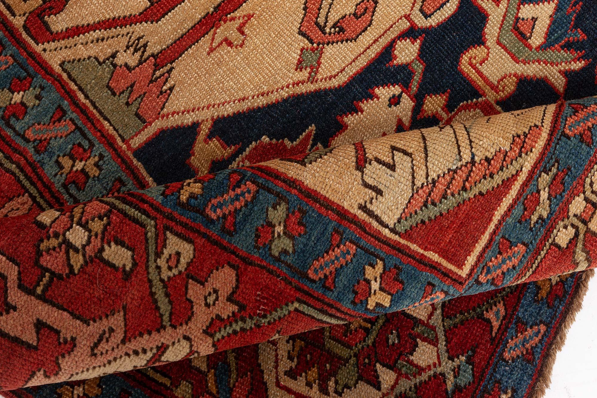 Doris Leslie Blau Antique Persian Heriz Rug For Sale 2