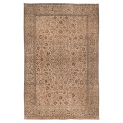 Doris Leslie Blau Antique Persian Kashan Botanic Rug