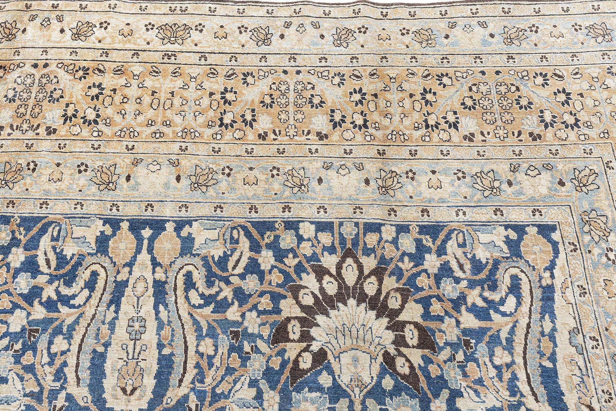 20ième siècle Tapis ancien persan Khorassan botanique fait à la main Doris Leslie Blau en vente