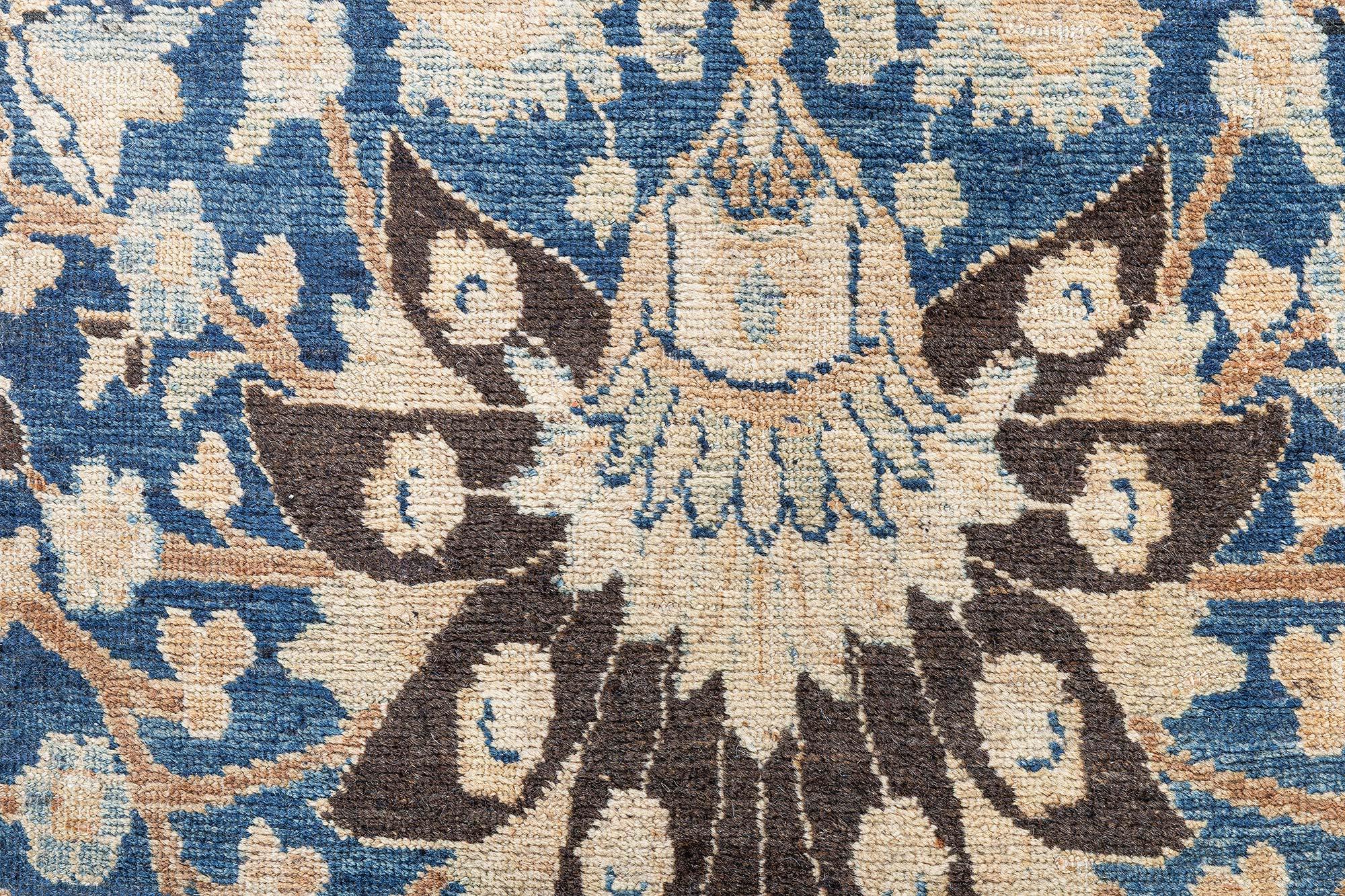 Laine Tapis ancien persan Khorassan botanique fait à la main Doris Leslie Blau en vente