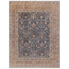 Doris Leslie Blau Antique Persian Khorassan Botanic Handmade Wool Rug