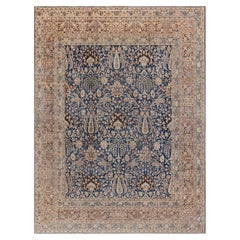 Doris Leslie Blau Antique Persian Khorassan Botanic Handmade Wool Rug