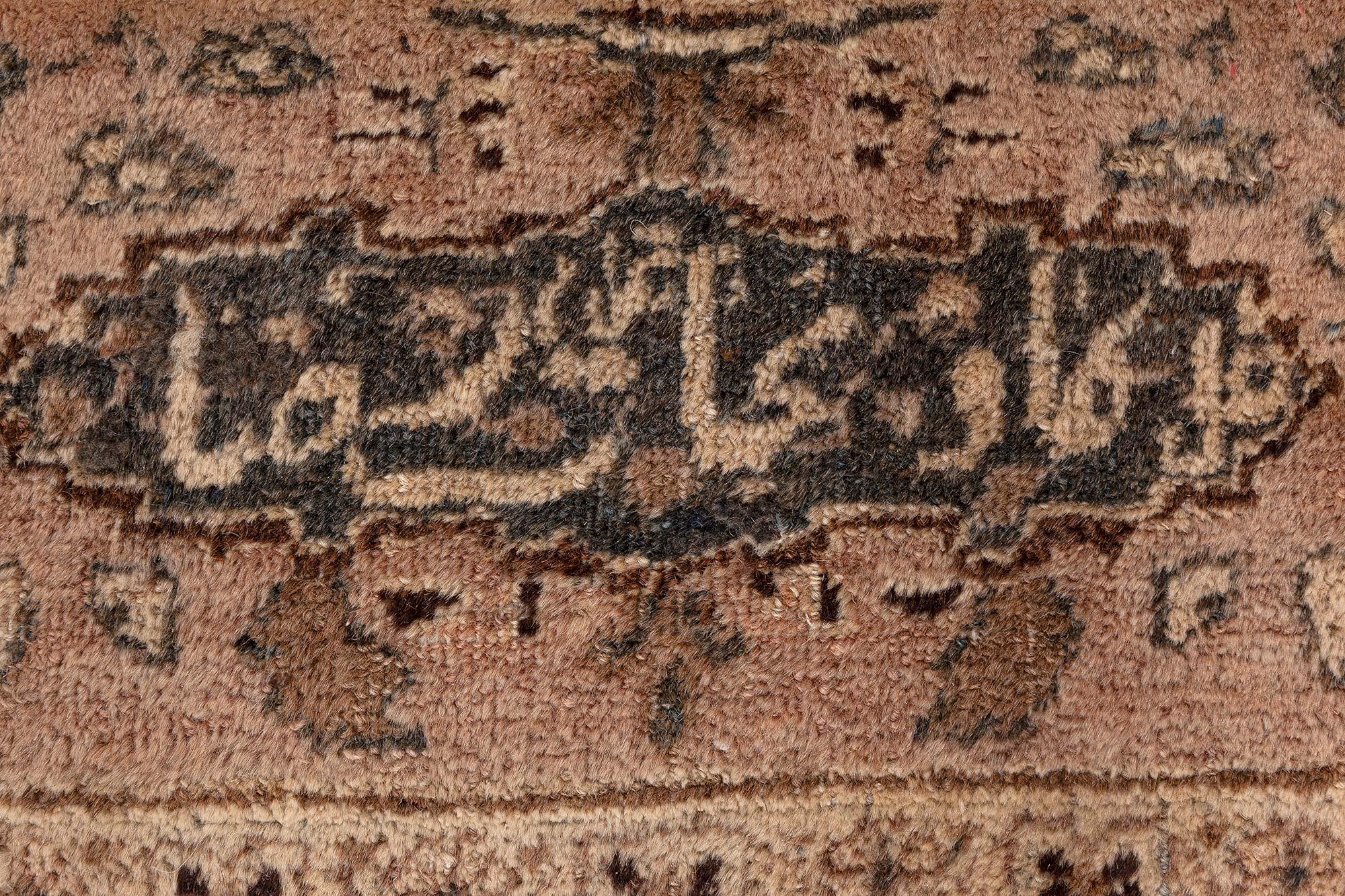 Doris Leslie Blau Antique Persian Khorassan Handmade Wool Rug In Good Condition For Sale In New York, NY