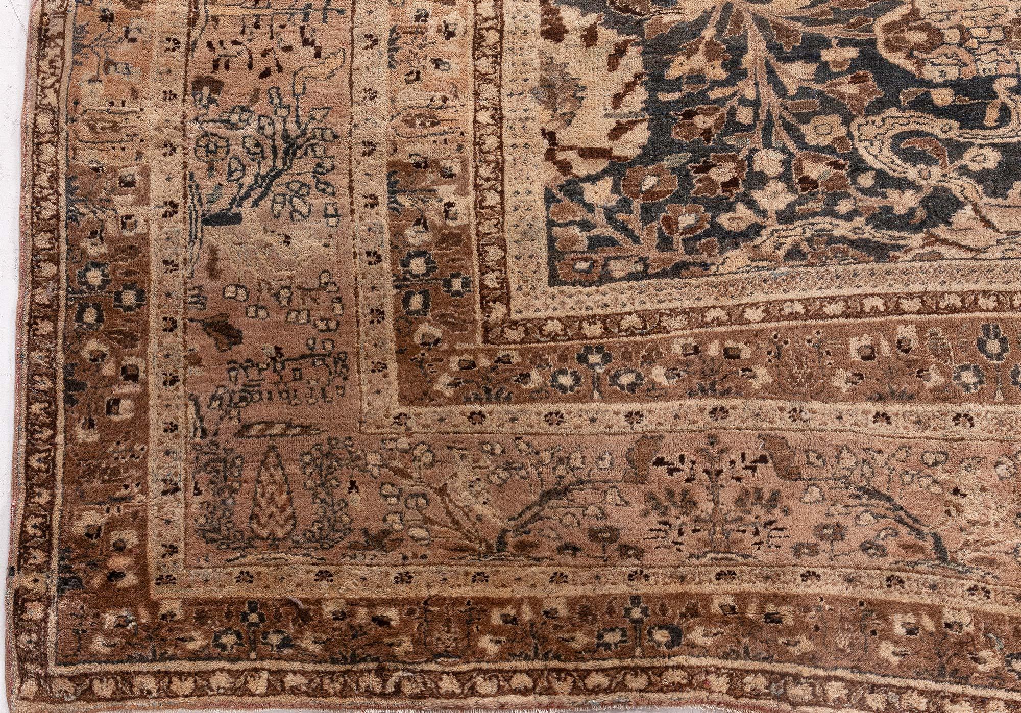 Doris Leslie Blau Antique Persian Khorassan Handmade Wool Rug For Sale 3