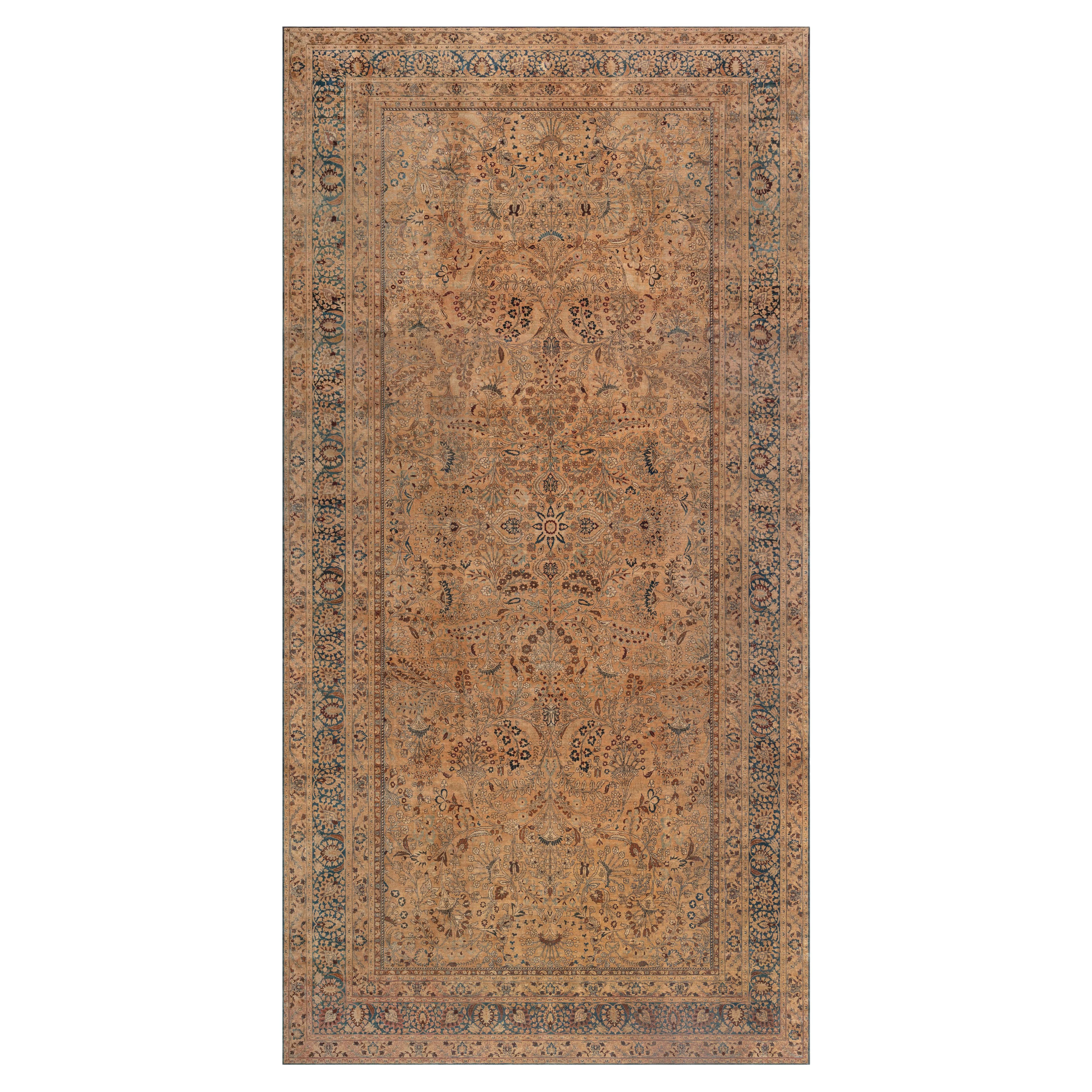 Doris Leslie Blau Antique Persian Khorassan Rug 'Size Adjusted' For Sale