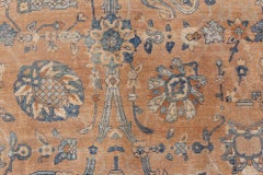 Doris Leslie Blau Antique Persian Kirman Botanic Handmade Wool Carpet
