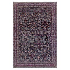 Doris Leslie Blau Antique Persian Kirman Botanic Handmade Wool Rug