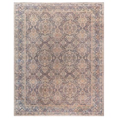 Tappeto Doris Leslie Blau Antico Persiano Kirman Marrone