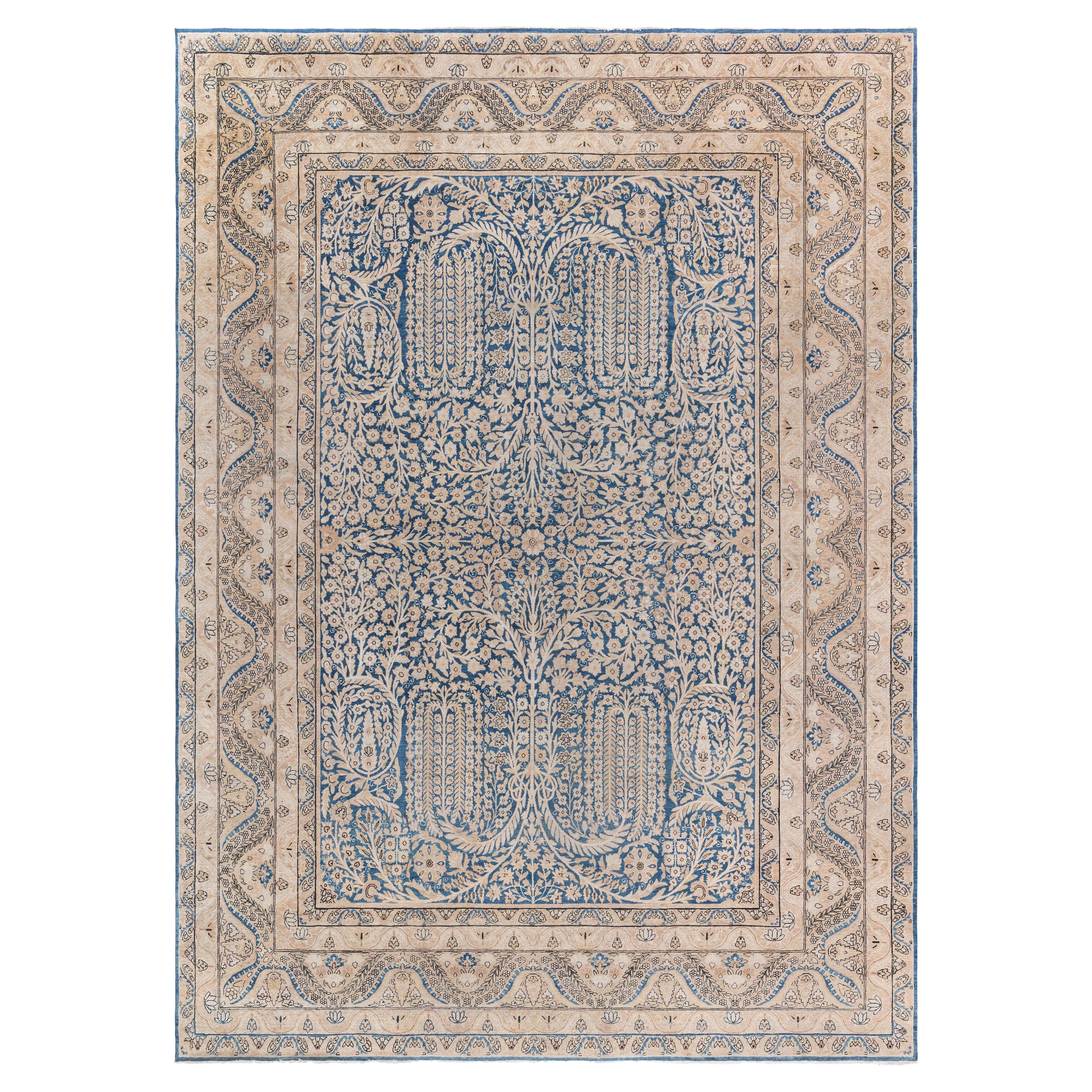 Doris Leslie Blau Antique Persan Kirman Handmade Wool Carpet (tapis de laine fait main)