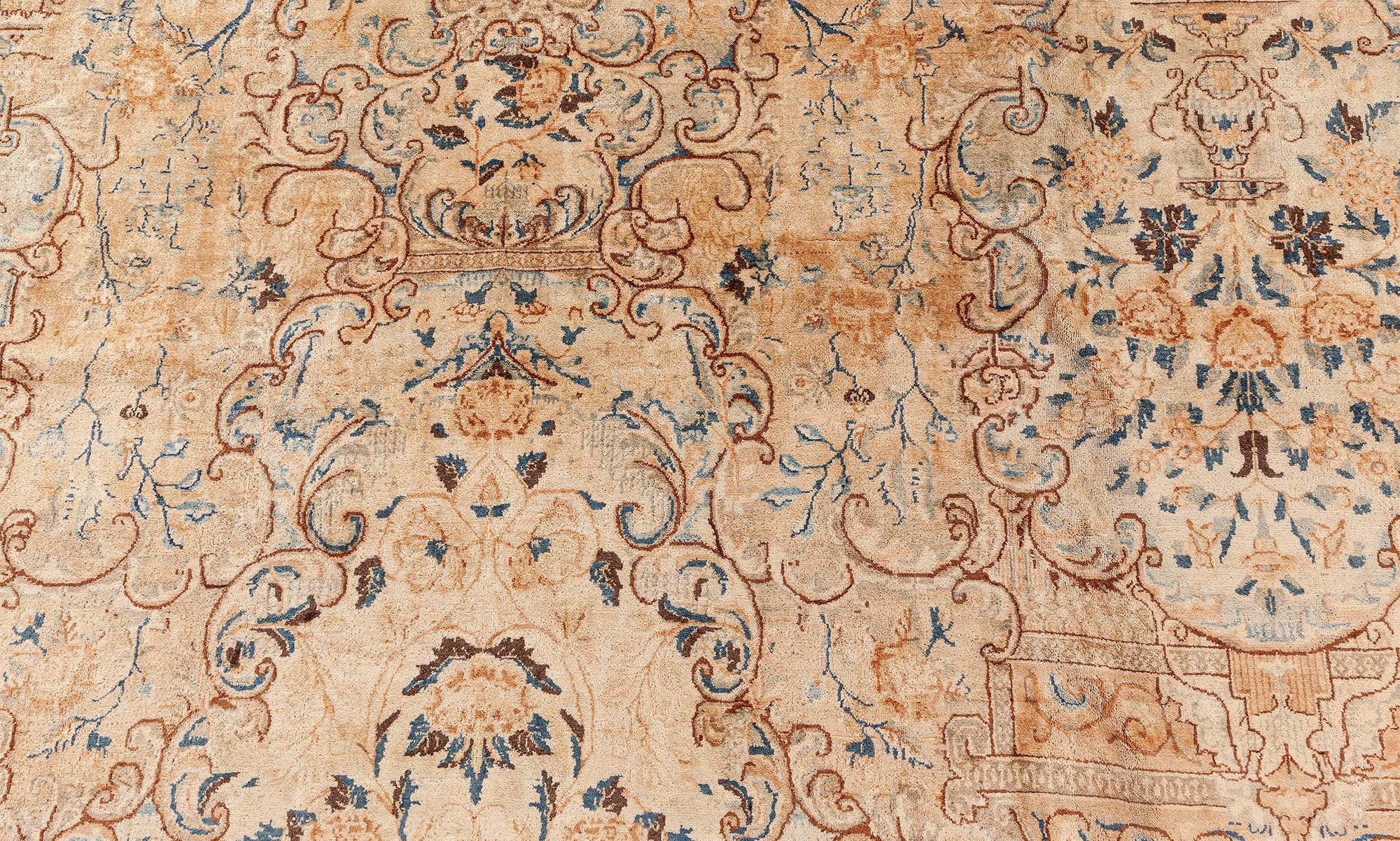 Tapis persan Kirman ancien fait à la main Doris Leslie Blau Bon état - En vente à New York, NY