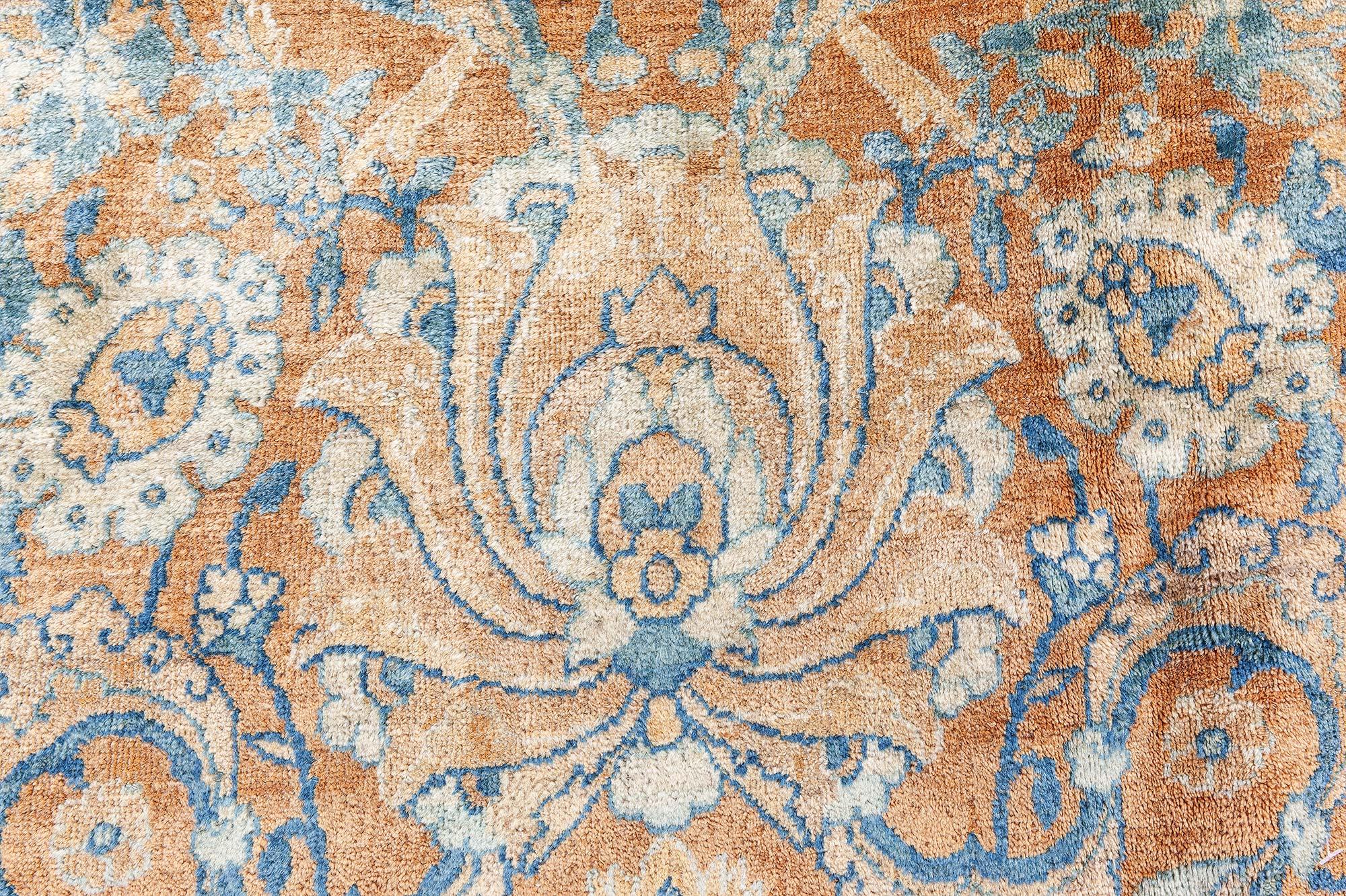 Tapis persan Kirman ancien fait à la main Doris Leslie Blau Bon état - En vente à New York, NY