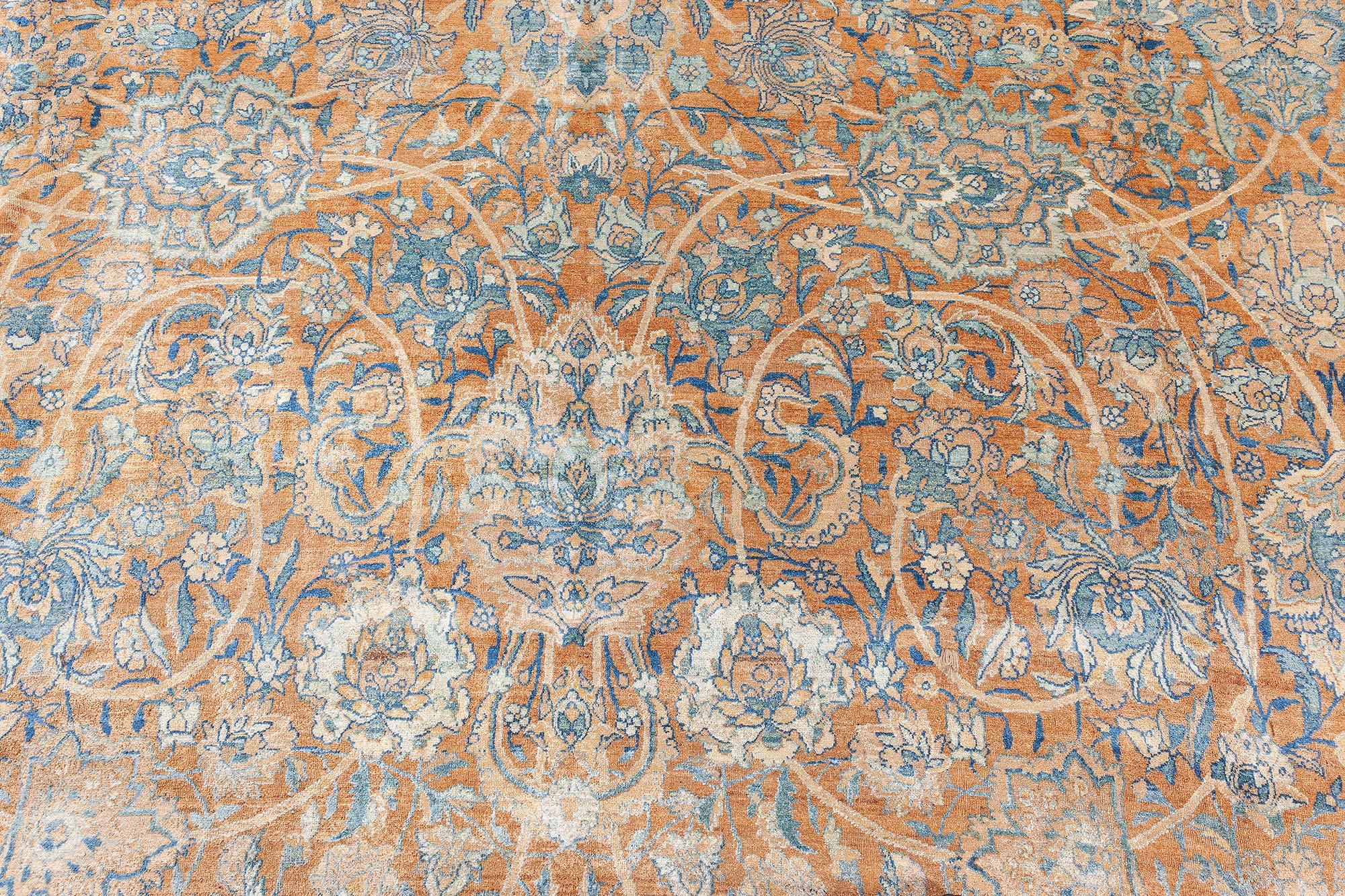 Tapis persan Kirman ancien fait à la main Doris Leslie Blau en vente 1