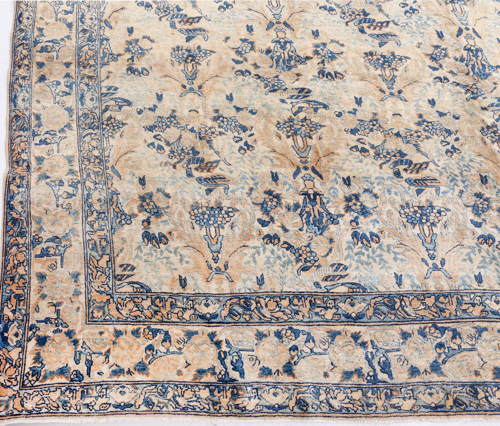 Tappeto in lana antico persiano Kirman fatto a mano Doris Leslie Blau in vendita 1