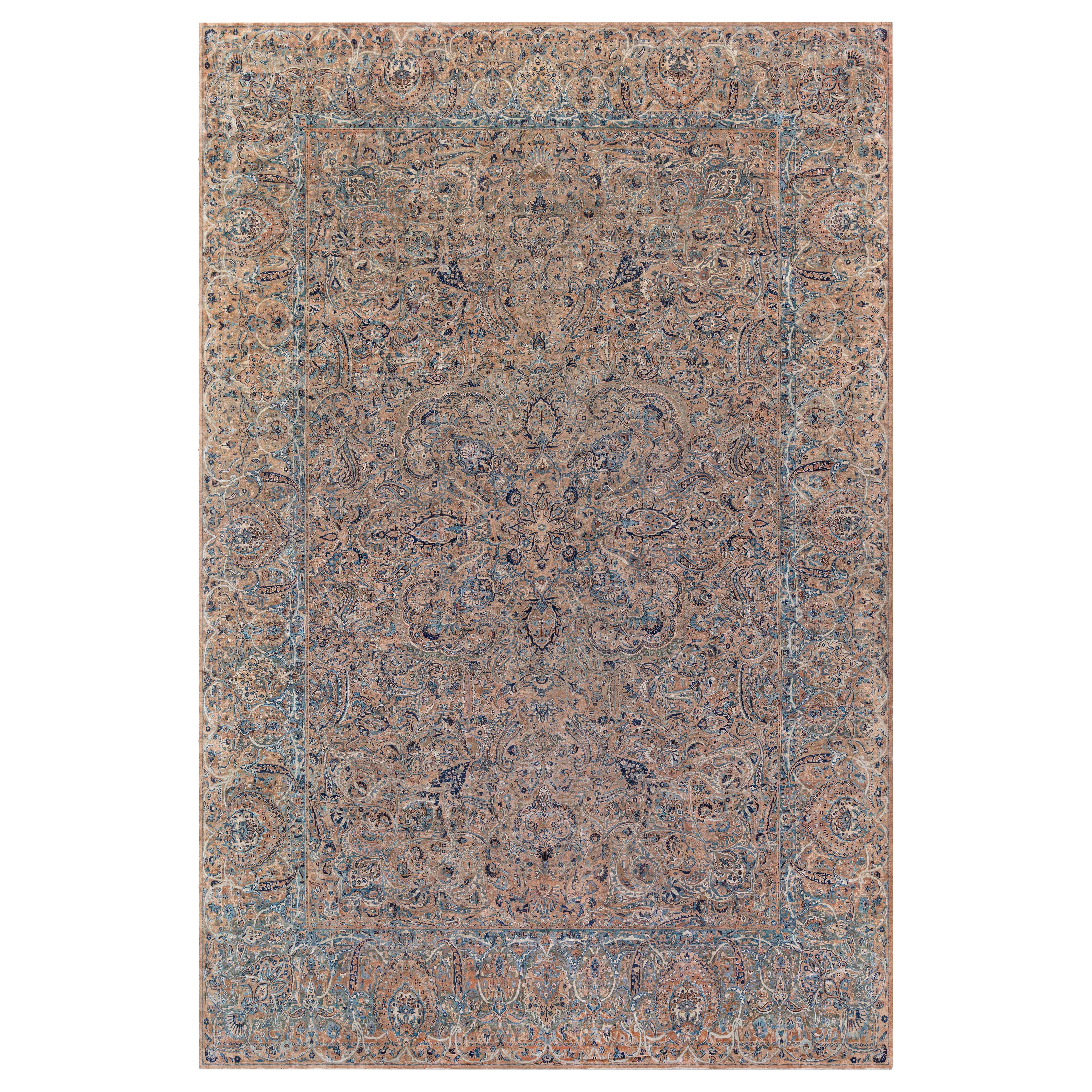 Tapis persan Kirman ancien fait à la main Doris Leslie Blau