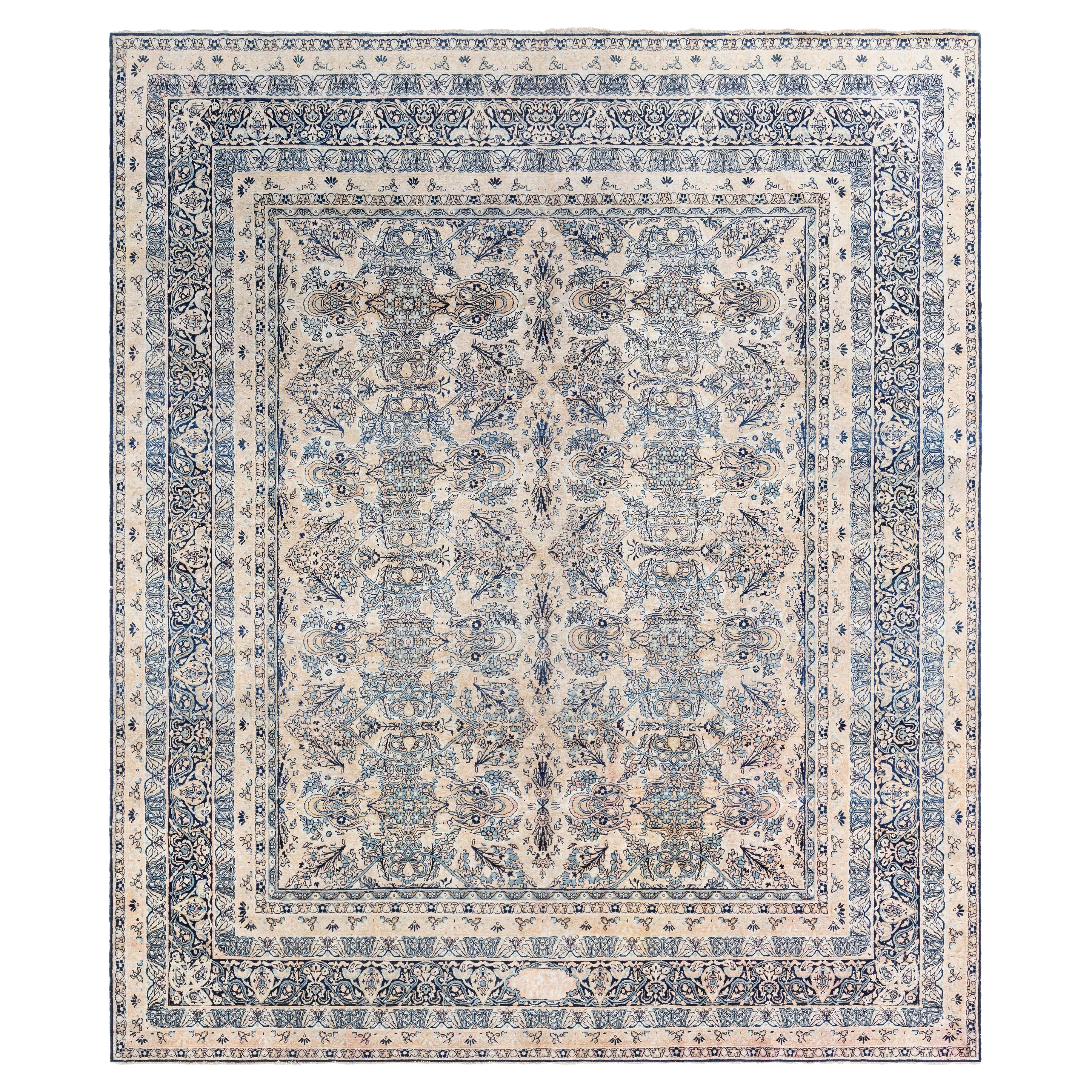 Tapis persan Kirman ancien fait à la main Doris Leslie Blau