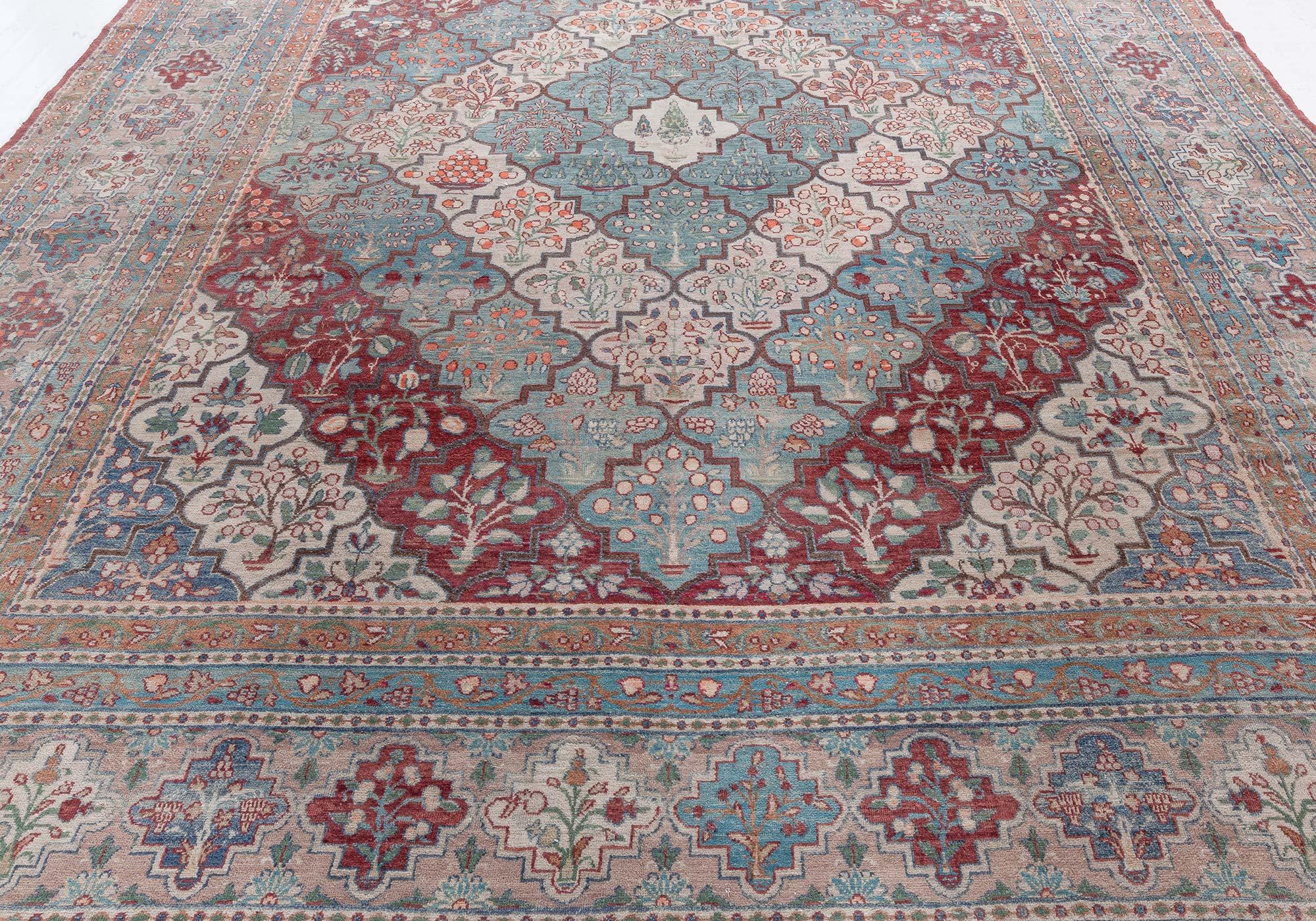 Persiano Tappeto antico persiano Kirman Doris Leslie Blau in vendita