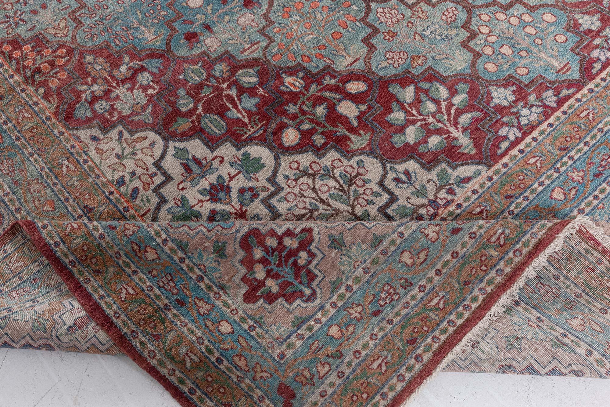 Perse Tapis Kirman persan ancien Doris Leslie Blau en vente