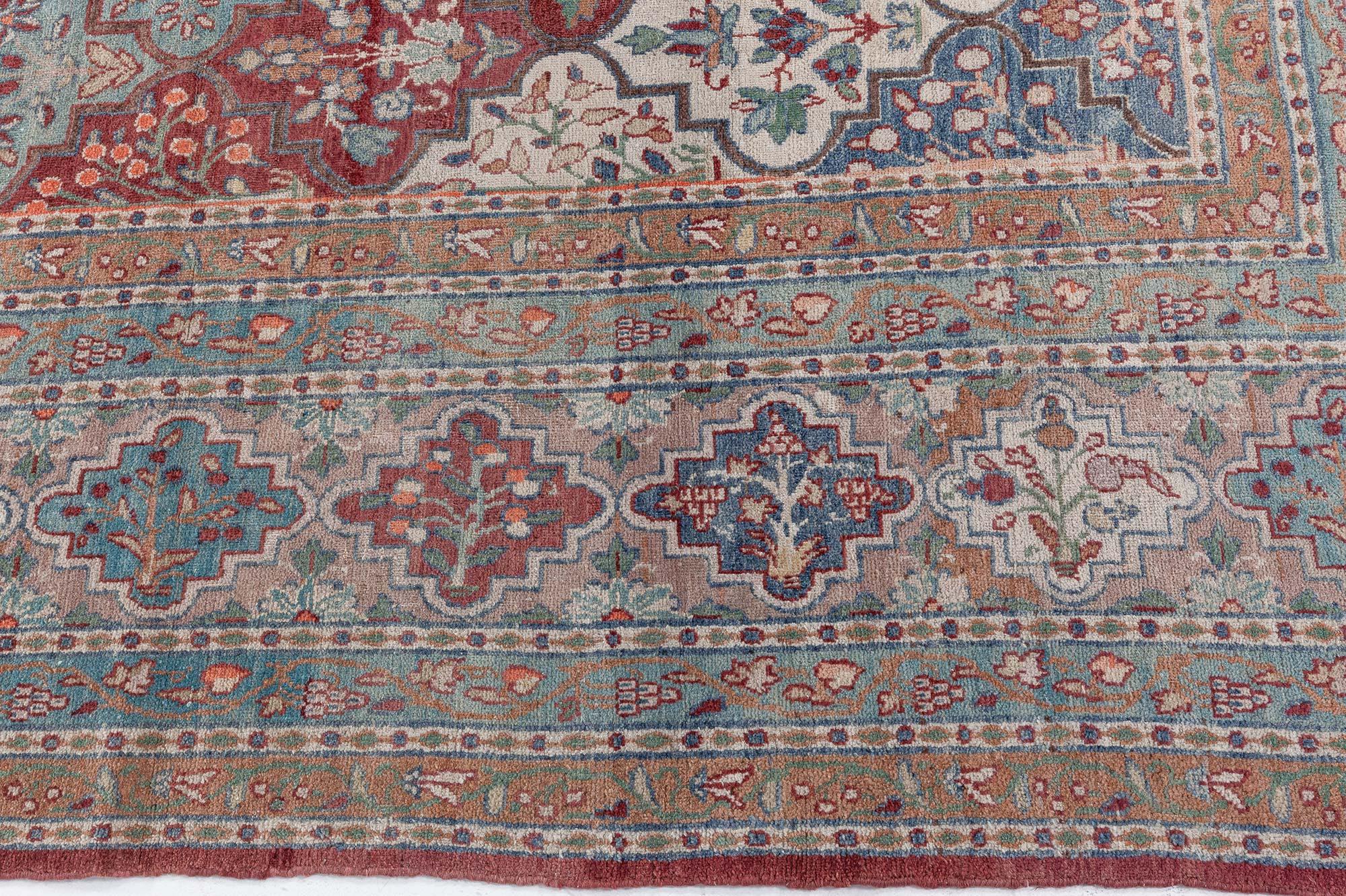 Tapis Kirman persan ancien Doris Leslie Blau Bon état - En vente à New York, NY
