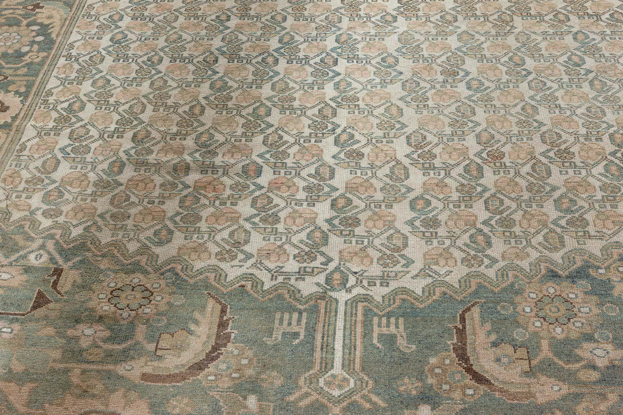 Ancien tapis persan Malayer.
Taille : 8.10