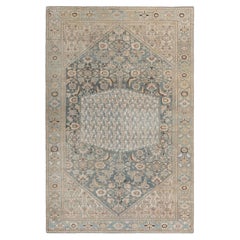 Doris Leslie Blauer antiker persischer Malayer-Teppich aus Persien