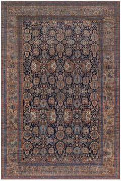 Doris Leslie Blau Antique Persian Malayer Wool Rug (Size Adjusted)