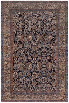 Doris Leslie Blau Antique Persian Malayer Wool Rug (Size Adjusted)