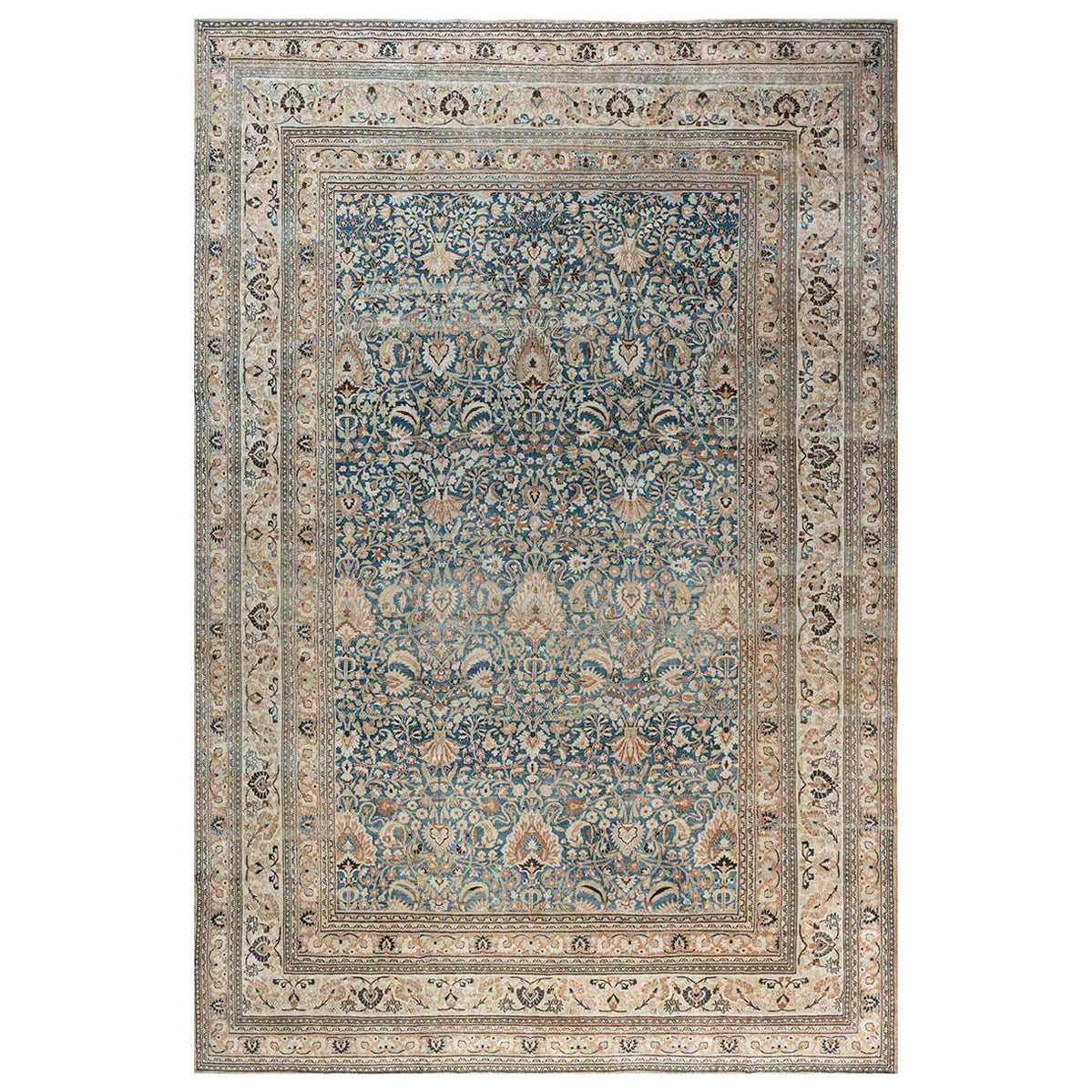 Tapis persan Mashad ancien fait à la main Doris Leslie Blau