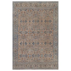 Doris Leslie Blau Antique Persian Meshad Botanic Handmade Wool Rug