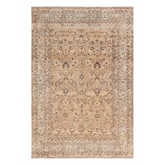 Tapis persan ancien Meshad en laine fait à la main Doris Leslie Blau