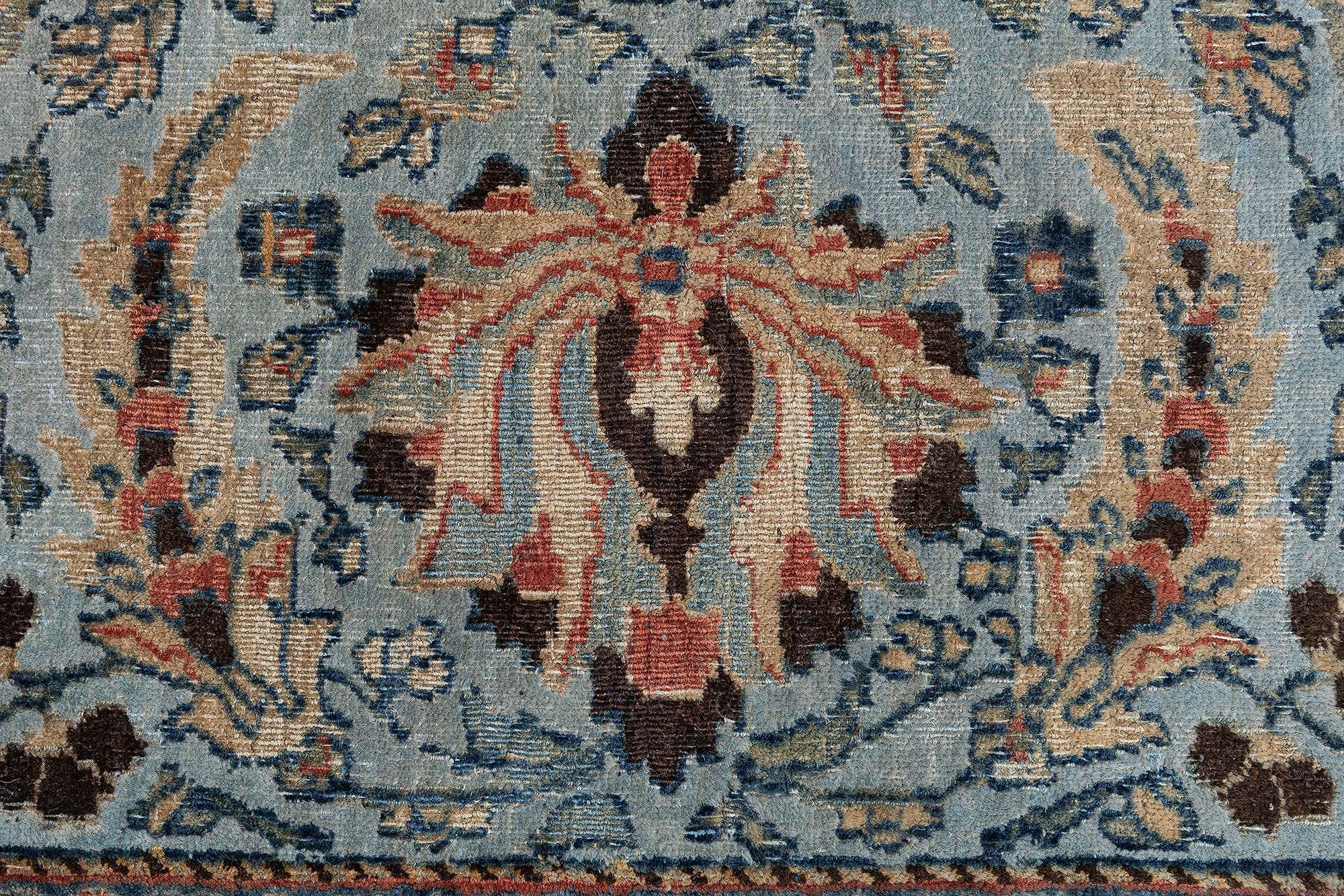 Antique Persian Meshad Rug – A Monumental Symphony of Persian Elegance and Floral Finesse
Size: 16'4