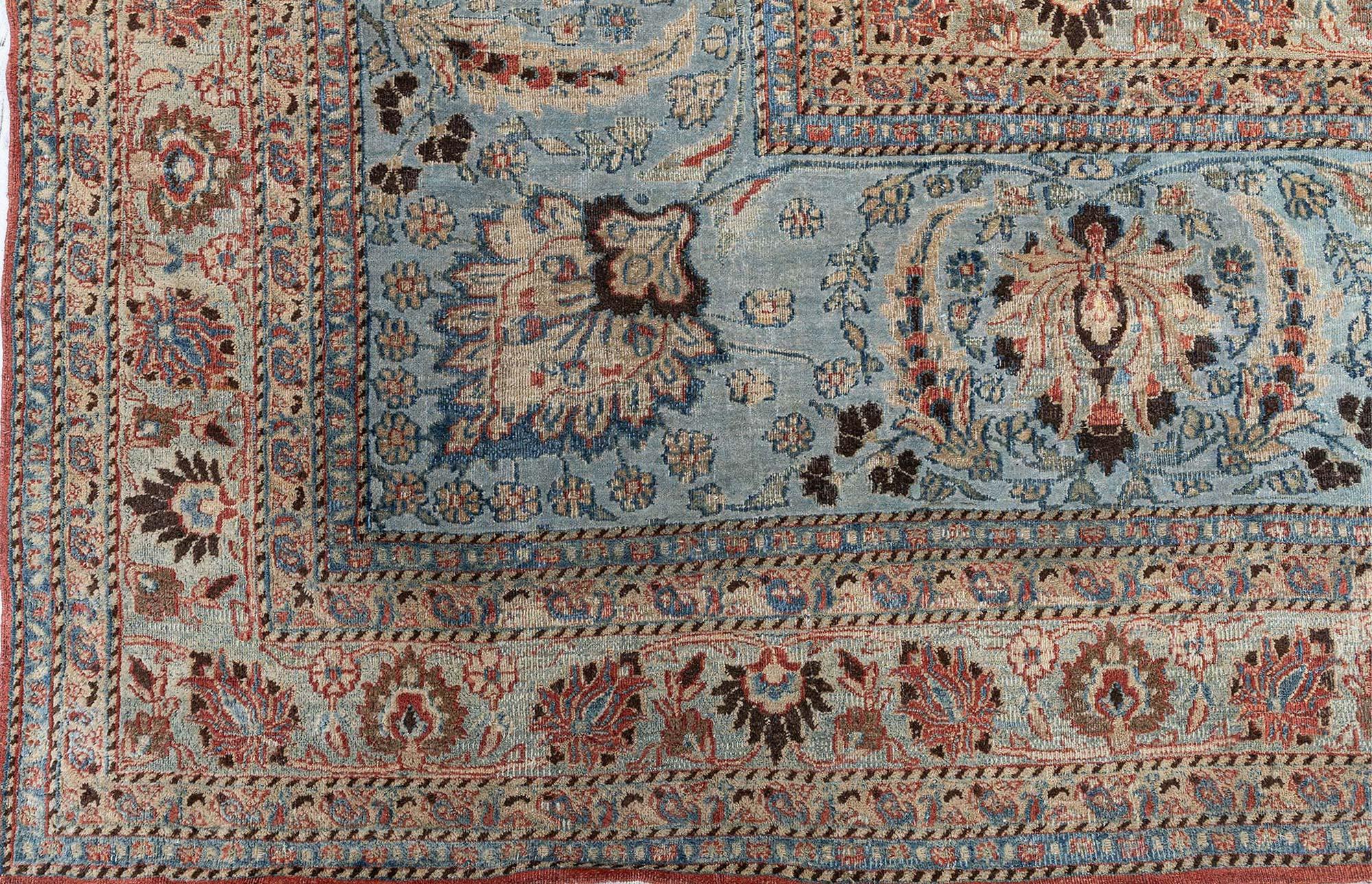 Alfombra persa antigua Doris Leslie Blau Meshad Persa en venta