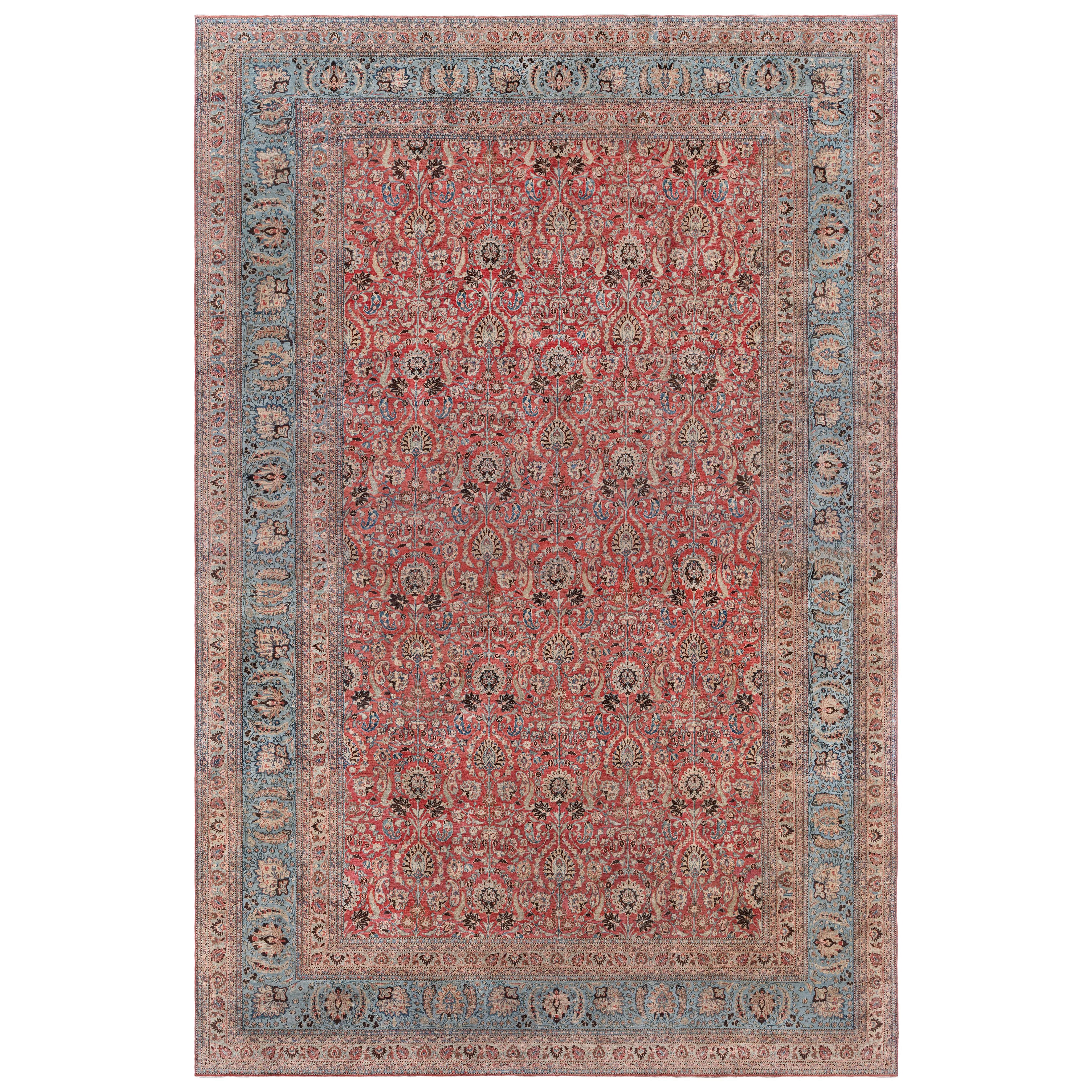 Doris Leslie Blau Antique Persian Meshad Rug For Sale