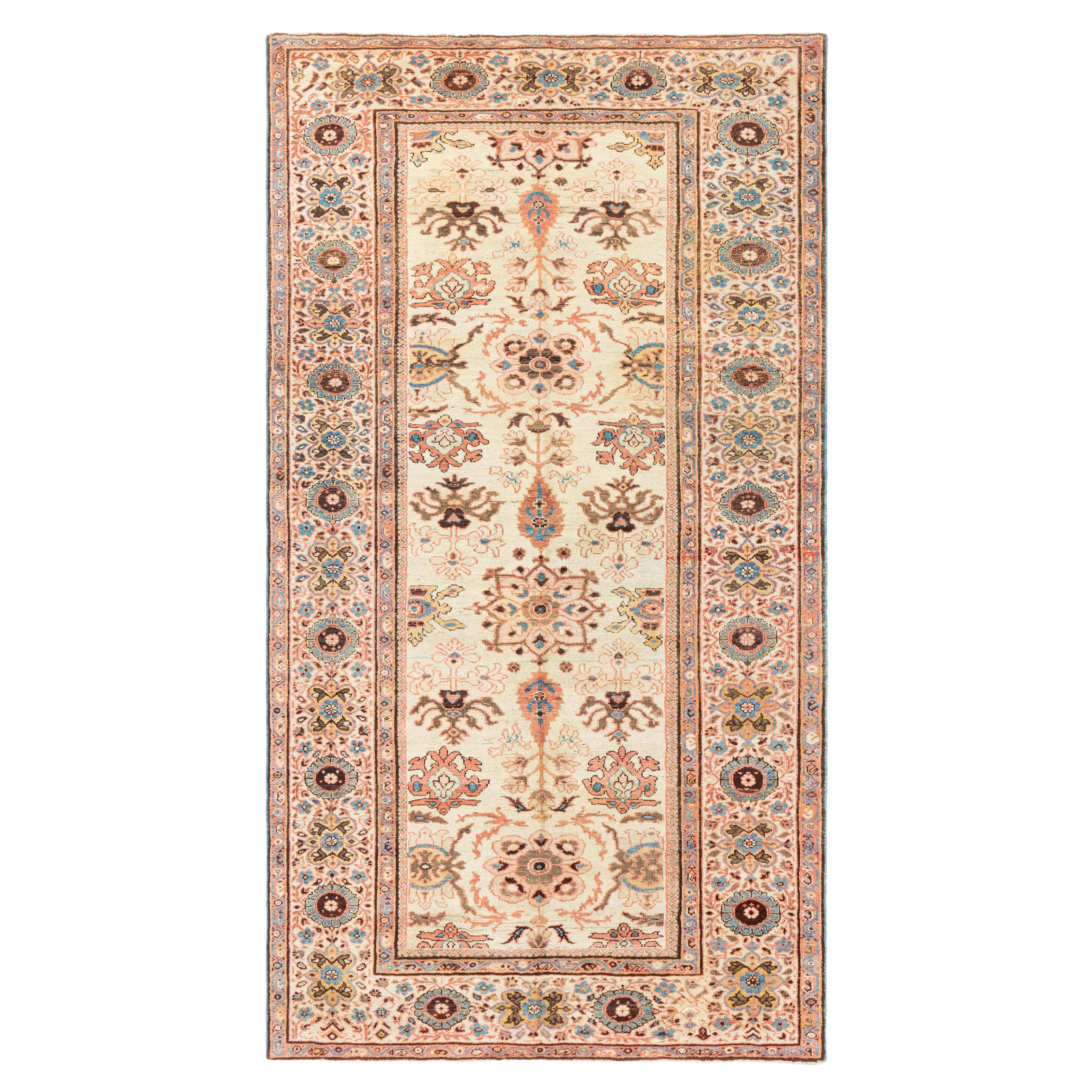 Doris Leslie Blau Tappeto antico persiano Sultanabad in lana fatto a mano