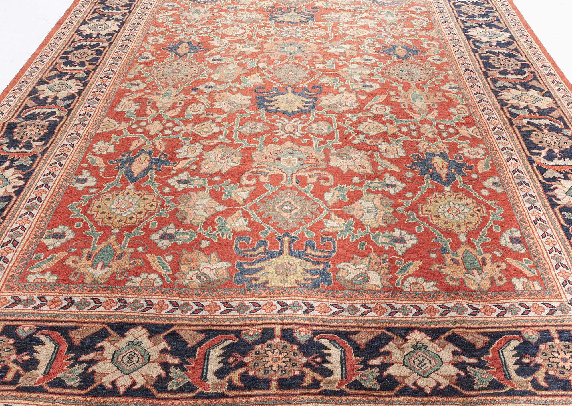 Antiker persischer Sultanabad-Teppich
Größe: 9'0