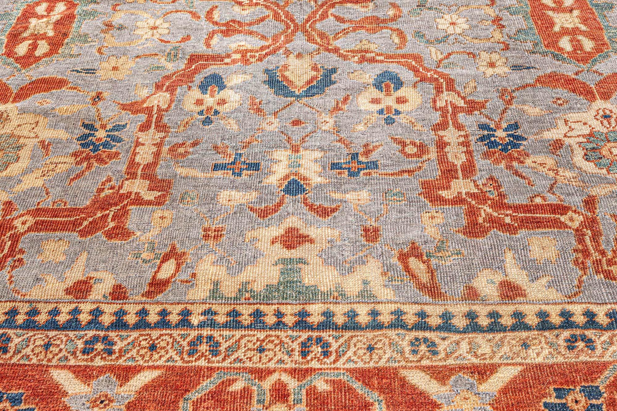 Hand-Knotted Doris Leslie Blau Antique Persian Sultanabad Rug For Sale