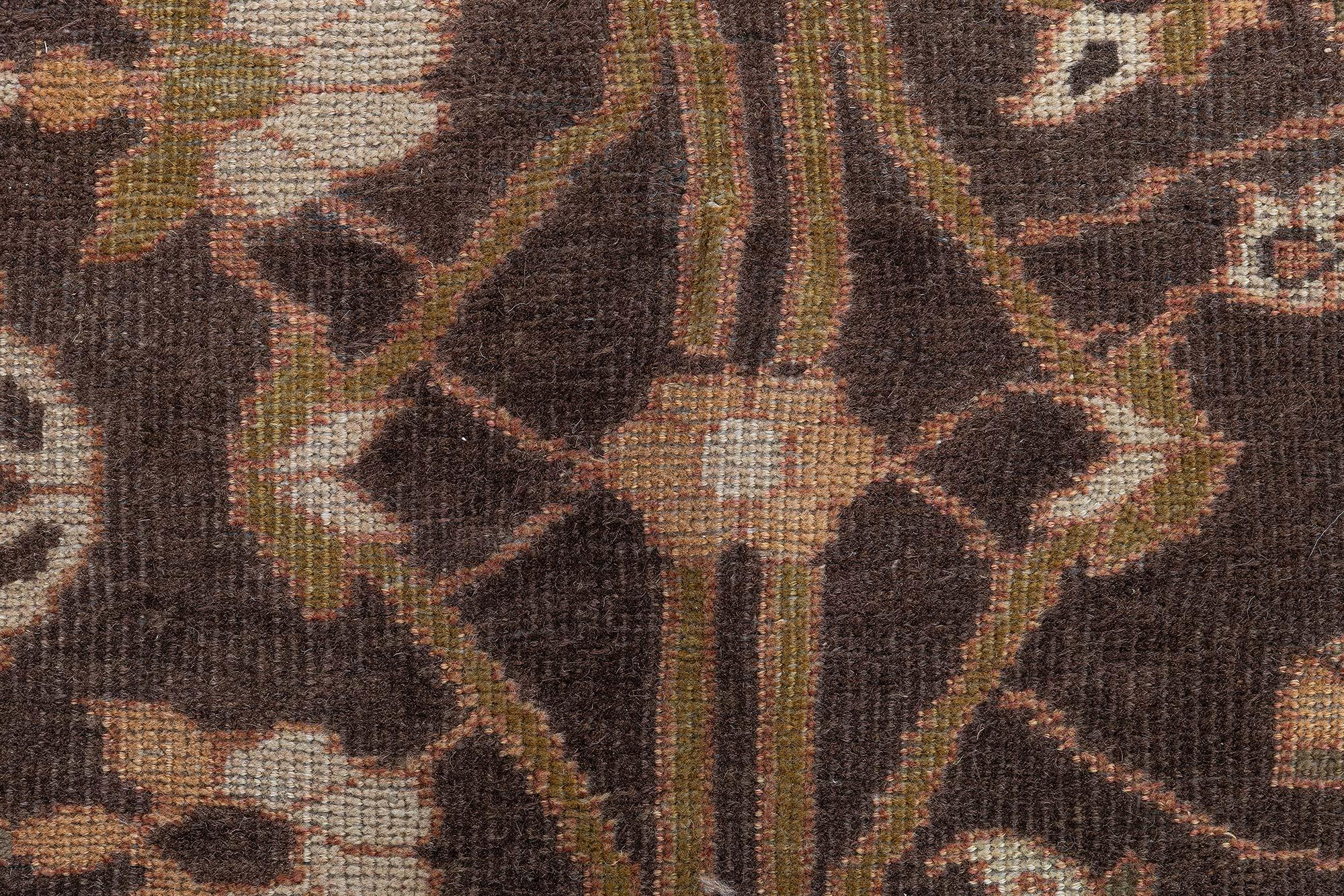 Doris Leslie Blauer antiker persischer Sultanabad-Teppich in Blau im Zustand „Gut“ im Angebot in New York, NY