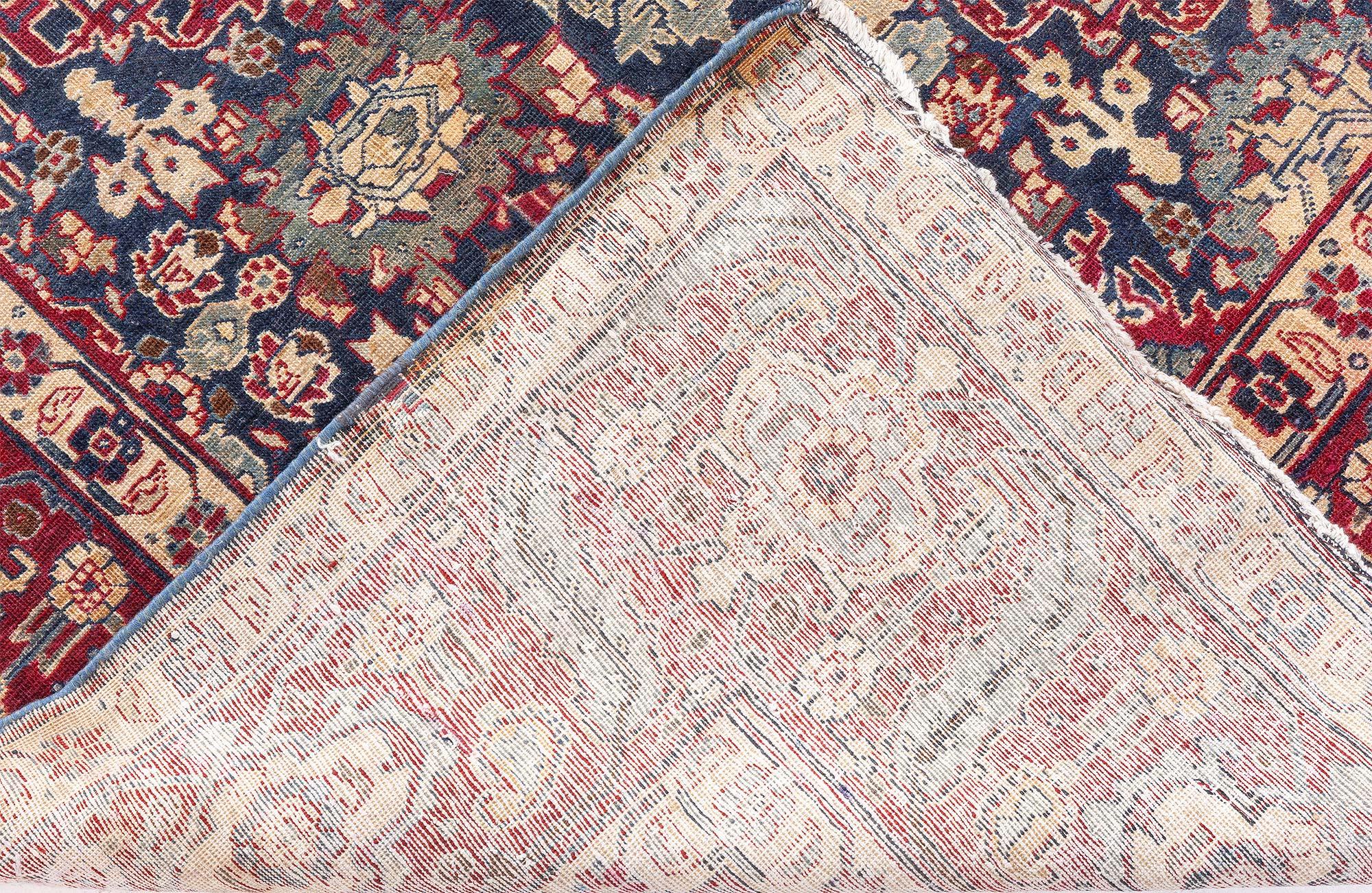 Doris Leslie Blau Tappeto antico persiano Tabriz Botanic in lana fatto a mano in vendita 5