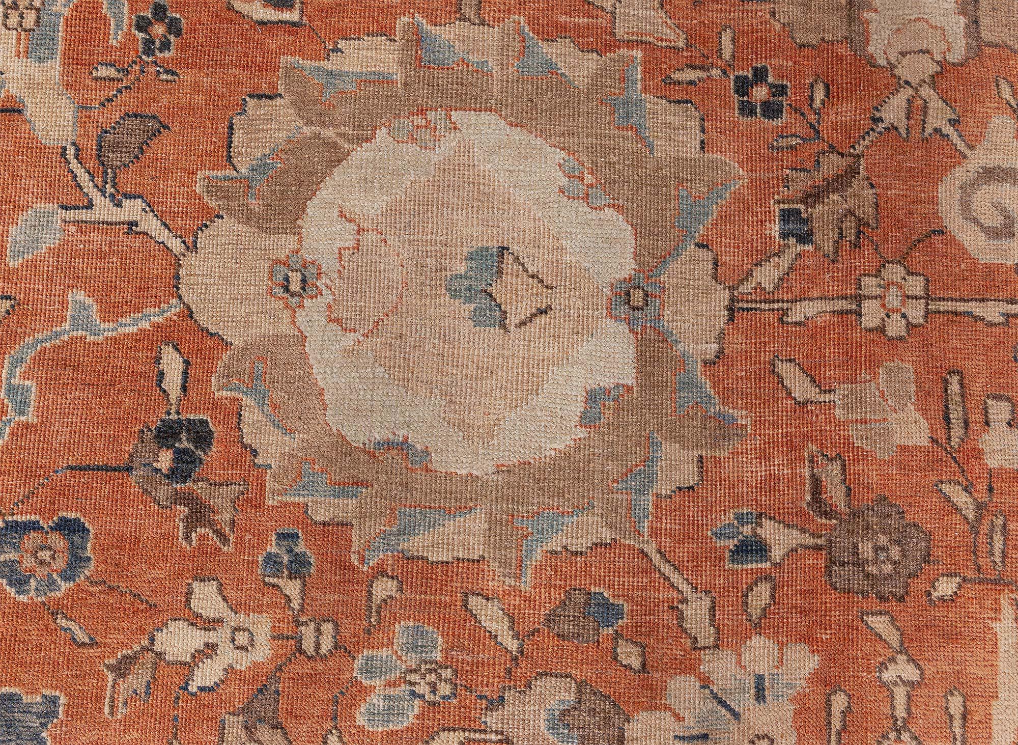 Perse Tapis persan ancien Tabriz Botanic fait à la main Doris Leslie Blau en vente
