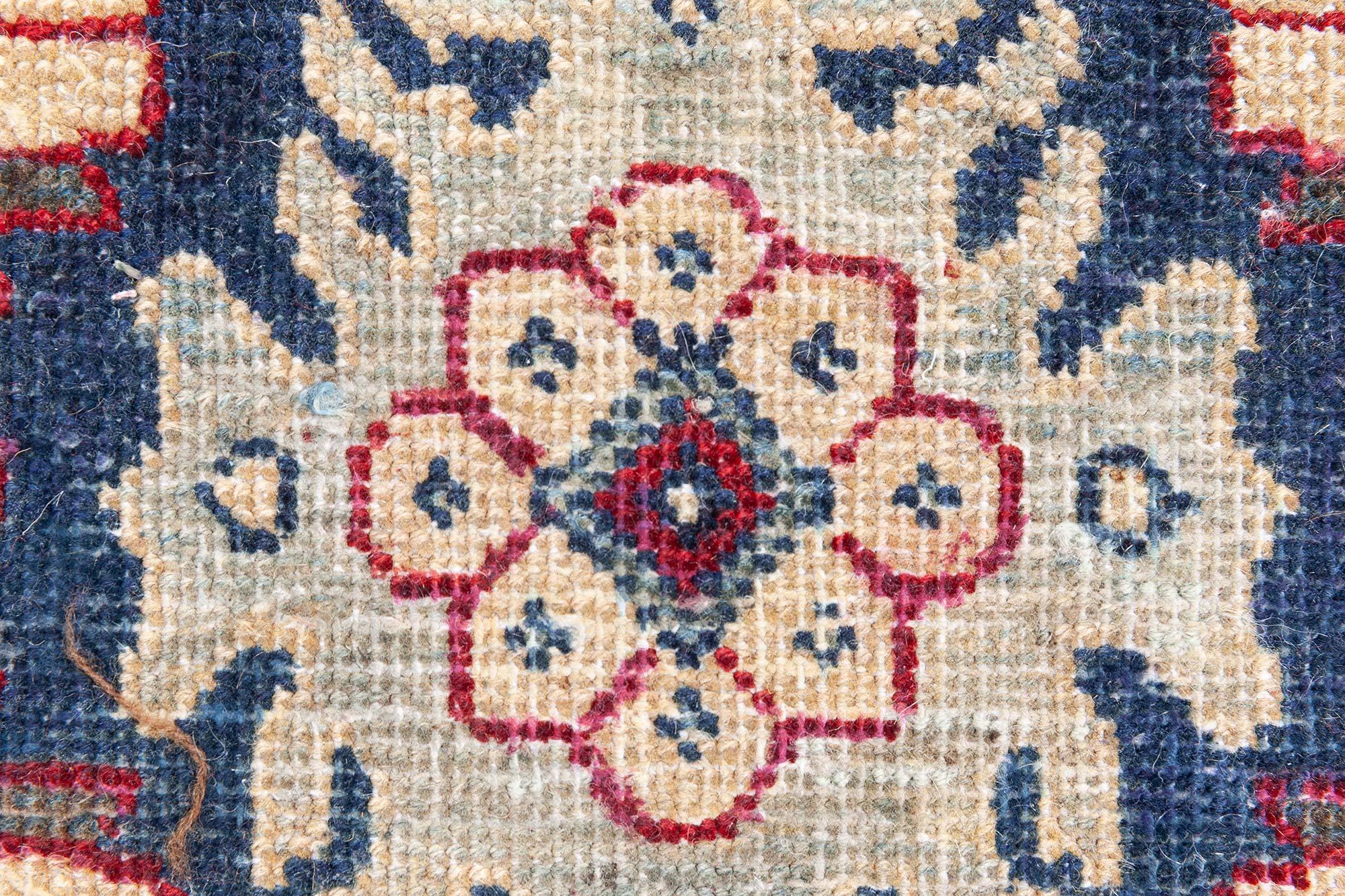 Doris Leslie Blau Tappeto antico persiano Tabriz Botanic in lana fatto a mano In condizioni buone in vendita a New York, NY