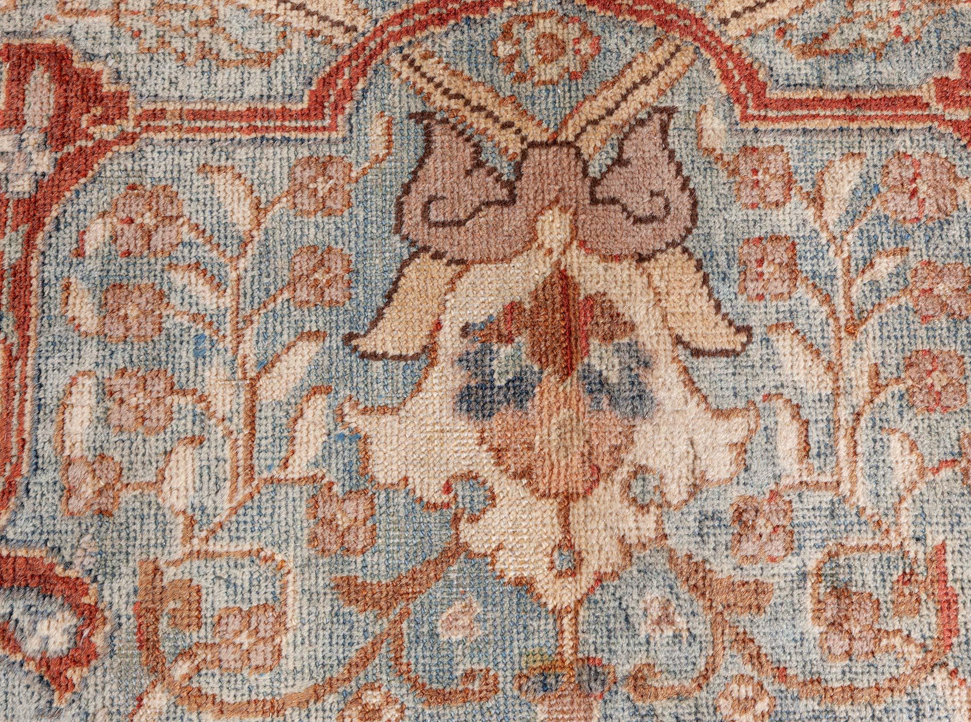 Tapis persan ancien Tabriz Botanic fait à la main Doris Leslie Blau en vente 1