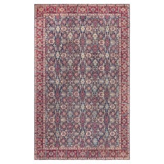 Doris Leslie Blau Tappeto antico persiano Tabriz Botanic in lana fatto a mano