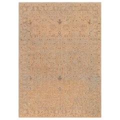 Doris Leslie Blau Antique Persian Tabriz Botanic Handwoven Wool Rug