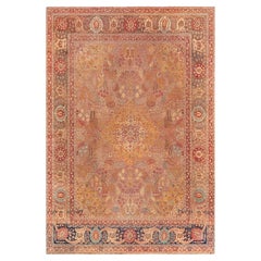 Doris Leslie Blau Antique Persian Tabriz Hand Knotted Wool Rug