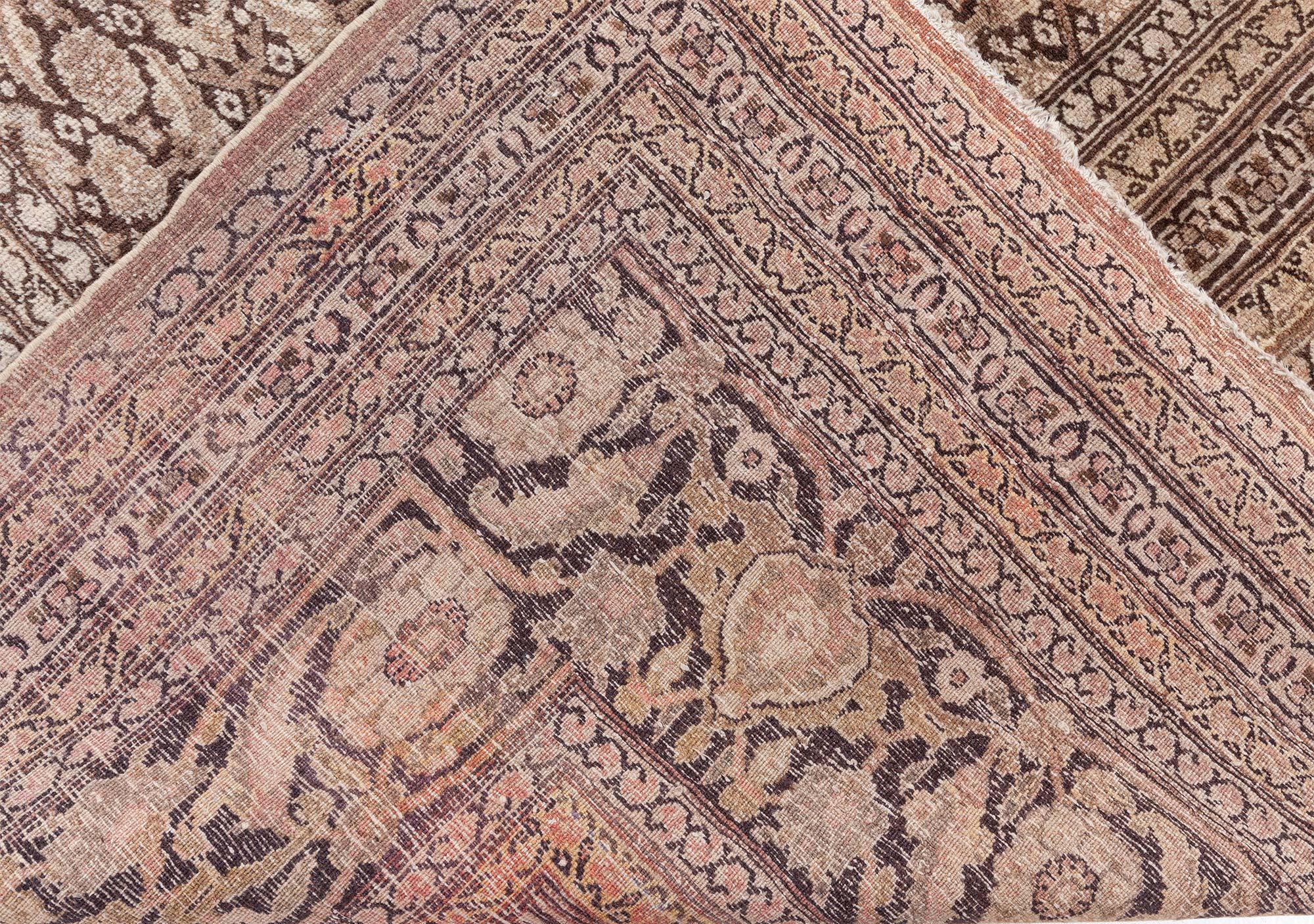 Doris Leslie Blau Tapis persan ancien Tabriz fait main en laine en vente 6